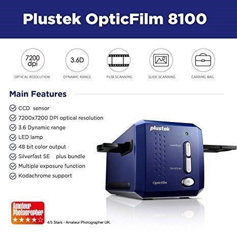 フィルムスキャナ OpticFilm 8100 - バーコードリーダー・ブック 